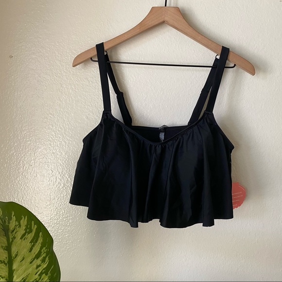 Torrid | Wireless Flounce Bikini Top - Picture 2 of 8